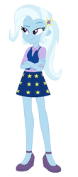 Size: 267x608 | Tagged: safe, artist:lorenzodennis28, artist:selenaede, imported from derpibooru, trixie, human, equestria girls, friendship games, base used, clothes, crossed arms, high heels, school spirit, school uniform, schoolgirl, shoes, simple background, solo, white background