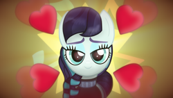 Size: 2560x1440 | Tagged: safe, artist:angryprogrockbrony, derpibooru exclusive, imported from derpibooru, coloratura, earth pony, female, heart, heart eyes, love face, mare, solo, wallpaper, wingding eyes
