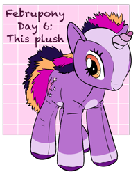 Size: 883x1094 | Tagged: safe, artist:s0ftserve, imported from derpibooru, twilight sparkle, pony, februpony, plushie, solo