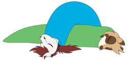 Size: 3967x1900 | Tagged: safe, artist:emc-blingds, imported from derpibooru, oc, oc only, earth pony, pony, blanket, blanket burrito, duo, earth pony oc, eyes closed, simple background, sleeping, transparent background