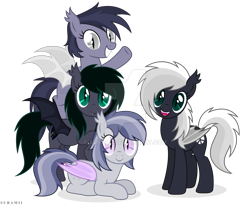 Size: 1920x1575 | Tagged: safe, artist:suramii, imported from derpibooru, oc, oc:cuddy, bat pony, pony, alternate design, deviantart watermark, female, mare, obtrusive watermark, self paradox, self ponidox, simple background, transparent background, watermark