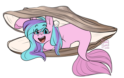 Size: 1250x783 | Tagged: safe, artist:cosmalumi, imported from derpibooru, oc, oc only, pony, seapony (g4), clam, palindrome get, simple background, solo, transparent background