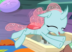 Size: 485x353 | Tagged: safe, imported from derpibooru, screencap, ocellus, uprooted, cropped, cute, diaocelles, flying, happy, open mouth, smiling, solo, zen garden