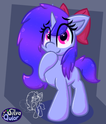 Size: 1276x1495 | Tagged: safe, artist:silvaqular, imported from derpibooru, oc, oc only, oc:qular, pony, eye clipping through hair, female, looking at you, mare, simple background