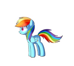 Size: 1200x1087 | Tagged: safe, artist:andromedasparkz, imported from derpibooru, rainbow dash, pegasus, pony, cute, dashabetes, female, mare, simple background, solo, white background