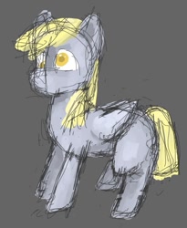 Size: 829x1009 | Tagged: safe, artist:jamiedayo_, imported from derpibooru, derpy hooves, pegasus, sketch, solo