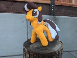 Size: 4032x3024 | Tagged: safe, artist:shuffle, oc, oc only, oc:s'mare, earth pony, food pony, original species, pony, earth pony oc, female, food, irl, mare, photo, plushie, ponified, solo