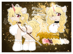 Size: 3643x2689 | Tagged: safe, alternate version, artist:焰心fireworks, imported from derpibooru, oc, oc:浮梦 (fleeting dream), unicorn, female, mare, reference sheet