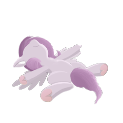 Size: 2160x2160 | Tagged: safe, artist:edenpegasus, imported from derpibooru, oc, oc only, pegasus, pony, cute, lying down, on back, random pony, simple background, solo, transparent background