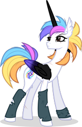 Size: 1820x2833 | Tagged: safe, artist:helenosprime, imported from derpibooru, oc, oc:helenos, alicorn, pony, alicorn oc, colored horn, colored wings, female, horn, mare, simple background, slim, solo, transparent background, wings