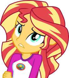 Size: 3000x3408 | Tagged: safe, artist:cloudy glow, imported from derpibooru, sunset shimmer, human, equestria girls, legend of everfree, simple background, solo, transparent background, vector