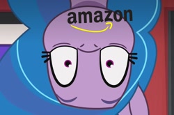 Size: 1503x991 | Tagged: safe, edit, edited screencap, editor:drnachtschatten, imported from derpibooru, screencap, izzy moonbow, pony, unicorn, spoiler:g5, spoiler:my little pony: tell your tale, spoiler:tyts01e34, amazon.com, female, g5, mare, my little pony: tell your tale, sneaksy strikes again