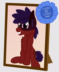 Size: 1681x2048 | Tagged: safe, artist:justapone, derpibooru exclusive, imported from derpibooru, oc, oc:mony caalot, earth pony, pony, chest fluff, ear fluff, female, frame, shoulder fluff, sitting, solo