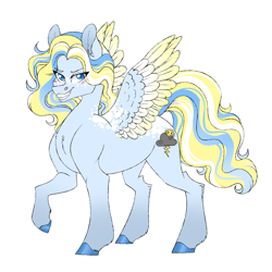 Size: 2000x2000 | Tagged: safe, artist:dozyarts, imported from derpibooru, oc, oc:harper, pegasus, female, mare, simple background, solo, white background