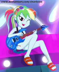 Size: 1798x2184 | Tagged: safe, artist:charliexe, imported from twibooru, rainbow dash, human, equestria girls, image, png