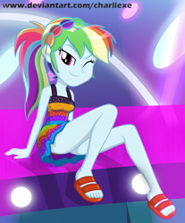 Size: 1806x2184 | Tagged: safe, artist:charliexe, imported from twibooru, rainbow dash, human, equestria girls, image, png