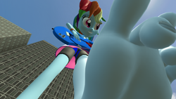 Size: 2560x1440 | Tagged: safe, artist:lulw73, imported from derpibooru, human, equestria girls, 3d, barefoot, electric guitar, feet, female, fetish, foot fetish, foot focus, giantess, guitar, macro, musical instrument, solo, source filmmaker, toes, wiggling toes