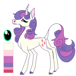 Size: 2000x2000 | Tagged: safe, artist:puppythekat (sofurry), imported from derpibooru, rarity, classical unicorn, pony, unicorn, alternate universe, cloven hooves, colored hooves, dock, female, lanky, leonine tail, looking back, mare, redesign, reference sheet, simple background, solo, tail, transparent background, unshorn fetlocks