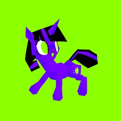 Size: 2048x2048 | Tagged: safe, artist:pastacrylic, imported from derpibooru, twilight sparkle, pony, unicorn, alternate color palette, angular, green background, simple background, solo, unicorn twilight