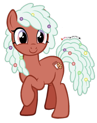 Size: 800x1020 | Tagged: safe, artist:nyanysa, idw, imported from derpibooru, toffee truffle, earth pony, idw showified, simple background, solo, transparent background, vector