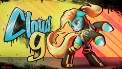 Size: 3840x2160 | Tagged: safe, artist:adagiostring, imported from derpibooru, oc, oc only, earth pony, pony, solo