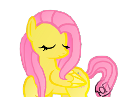 Size: 887x700 | Tagged: safe, artist:jewellier, imported from derpibooru, fluttershy, pegasus, pony, 2013, eyes closed, folded wings, peaceful, simple background, solo, transparent background, wings