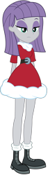 Size: 2800x9720 | Tagged: artist needed, source needed, safe, imported from derpibooru, maud pie, human, equestria girls, christmas, clothes, costume, dress, female, high res, holiday, santa costume, simple background, solo, transparent background, vector