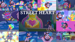 Size: 1973x1109 | Tagged: safe, edit, edited screencap, editor:quoterific, imported from derpibooru, screencap, izzy moonbow, pony, unicorn, spoiler:g5, spoiler:my little pony: tell your tale, spoiler:tyts01e34, female, g5, mare, my little pony: tell your tale, sneaksy, sneaksy strikes again