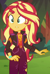 Size: 616x907 | Tagged: safe, imported from derpibooru, screencap, sunset shimmer, human, equestria girls, equestria girls series, sunset's backstage pass!, spoiler:eqg series (season 2), cropped, solo