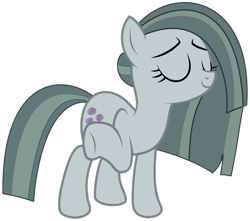 Size: 1602x1413 | Tagged: safe, artist:twilyisbestpone, imported from derpibooru, marble pie, earth pony, pony, base used, eyes closed, female, mare, shrug, simple background, solo, transparent background