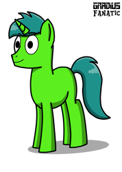 Size: 811x1141 | Tagged: safe, artist:gradiusfanatic, imported from derpibooru, oc, oc only, pony, unicorn, pony town, horn, male, simple background, solo, transparent background, unicorn oc