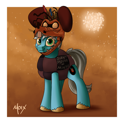 Size: 4000x4000 | Tagged: safe, artist:supermoix, imported from derpibooru, oc, pegasus, pony, an american tail, clothes, costume, cute, don bluth, giant mouse of minsk, gift art, halloween, halloween 2022, halloween costume, holiday, looking at you, simple background, solo