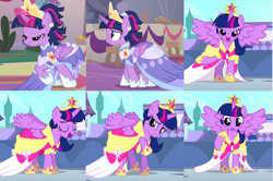 Size: 1283x850 | Tagged: safe, imported from twibooru, clothes, coronation dress, dress, image, my little pony, png, twilight sparkle alicorn