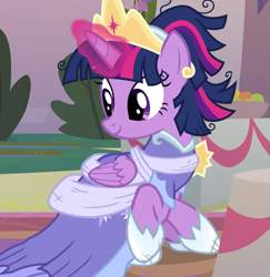 Size: 783x806 | Tagged: safe, imported from twibooru, twilight sparkle, clothes, coronation dress, dress, image, my little pony, png