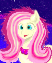 Size: 5000x6000 | Tagged: safe, artist:tupuan, imported from derpibooru, oc, pegasus, pony, beads, beautiful, blue eyes, cute, dream, jewelry, looking at you, necklace, not fluttershy, solo