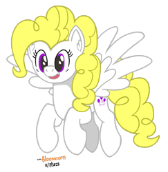 Size: 1035x1064 | Tagged: safe, artist:bloonacorn, surprise, pegasus, cute, simple background, transparent background