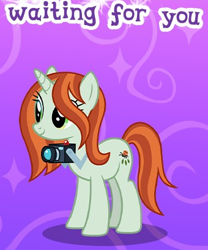 Size: 340x409 | Tagged: safe, imported from derpibooru, crackle cosette, queen chrysalis, pony, unicorn, camera, cropped, disguise, disguised changeling, female, gameloft, mare, meme, solo, wow! glimmer