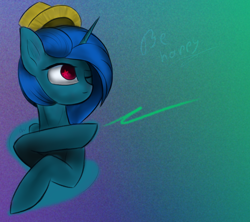 Size: 2160x1920 | Tagged: safe, artist:lu.de, imported from derpibooru, oc, oc only, oc:iter flash, pony, unicorn, gradient background, horn, simple background, solo, sternocleidomastoid, unicorn oc