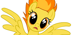 Size: 1300x614 | Tagged: safe, artist:gmaplay, imported from derpibooru, spitfire, pegasus, pony, adorable face, cute, cutefire, simple background, solo, transparent background, vector