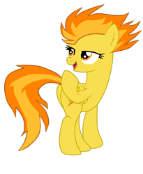 Size: 1525x1862 | Tagged: safe, artist:gmaplay, imported from derpibooru, spitfire, pegasus, pony, butt, female, firebutt, mare, plot, seductive pose, simple background, solo, transparent background, vector