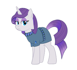 Size: 3469x3169 | Tagged: safe, artist:catlover1672, imported from derpibooru, maud pie, rarity, pony, unicorn, alternate hairstyle, clothes, eyeshadow, female, frown, gem, horn, makeup, mare, robe, simple background, transparent background, unamused