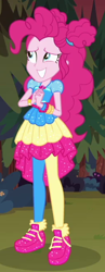 Size: 254x657 | Tagged: safe, imported from derpibooru, screencap, pinkie pie, human, equestria girls, equestria girls series, sunset's backstage pass!, spoiler:eqg series (season 2), cropped, solo
