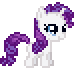 Size: 74x68 | Tagged: safe, imported from derpibooru, rarity, pony, unicorn, animated, female, filly, filly rarity, looking at you, loop, simple background, stare, transparent background, wat, younger