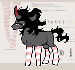 Size: 1413x1324 | Tagged: safe, artist:ghoulhowls, imported from derpibooru, screencap, king sombra, pony, unicorn, :|, aggravated, chibi, clothes, meme, socks, solo, striped socks