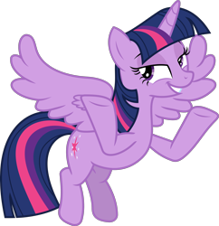 Size: 3013x3117 | Tagged: safe, artist:sketchmcreations, imported from derpibooru, twilight sparkle, alicorn, pony, shadow play, female, flying, mare, shrug, simple background, smiling, smug, smuglight sparkle, solo, transparent background, twilight sparkle (alicorn), vector