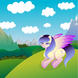 Size: 2001x2000 | Tagged: safe, artist:margaritaenot, imported from derpibooru, oc, pegasus, pony, solo