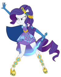 Size: 2300x2884 | Tagged: safe, artist:gmaplay, imported from derpibooru, rarity, human, cheer you on, equestria girls, equestria girls series, spoiler:eqg series (season 2), cape, clothes, female, gloves, jewelry, long gloves, looking sideways, ponied up, shoes, simple background, sleeveless, solo, super ponied up, tiara, transparent background