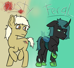 Size: 2460x2256 | Tagged: safe, imported from derpibooru, oc, changeling, earth pony, looking back, sad, sad eyes