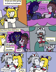 Size: 1221x1571 | Tagged: safe, artist:ask-luciavampire, imported from derpibooru, oc, bat pony, demon, demon pony, pony, undead, vampire, vampony, comic, kissing, tumblr