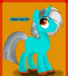 Size: 810x900 | Tagged: safe, imported from derpibooru, oc, oc only, pony, blank flank, male, orange background, simple background, solo, stallion